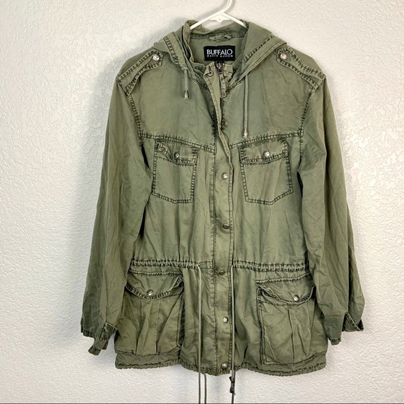 buffalo david bitton green jacket